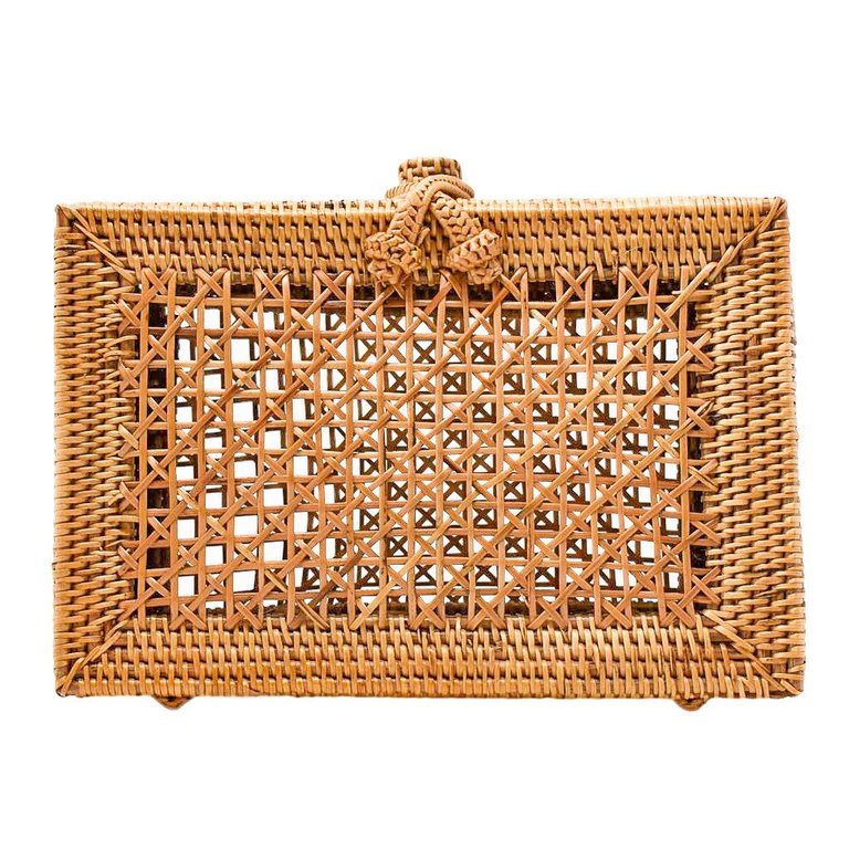 Evie Clutch - Natural Honey