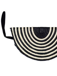 Halfmoon Clutch - Honey Stripe