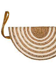 Halfmoon Clutch - Honey Stripe - Honey Stripe