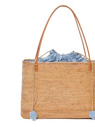 Harper Tote - Nantucket Navy Stripe