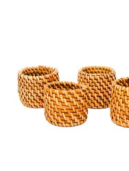 Napkin Ring Set - Tan