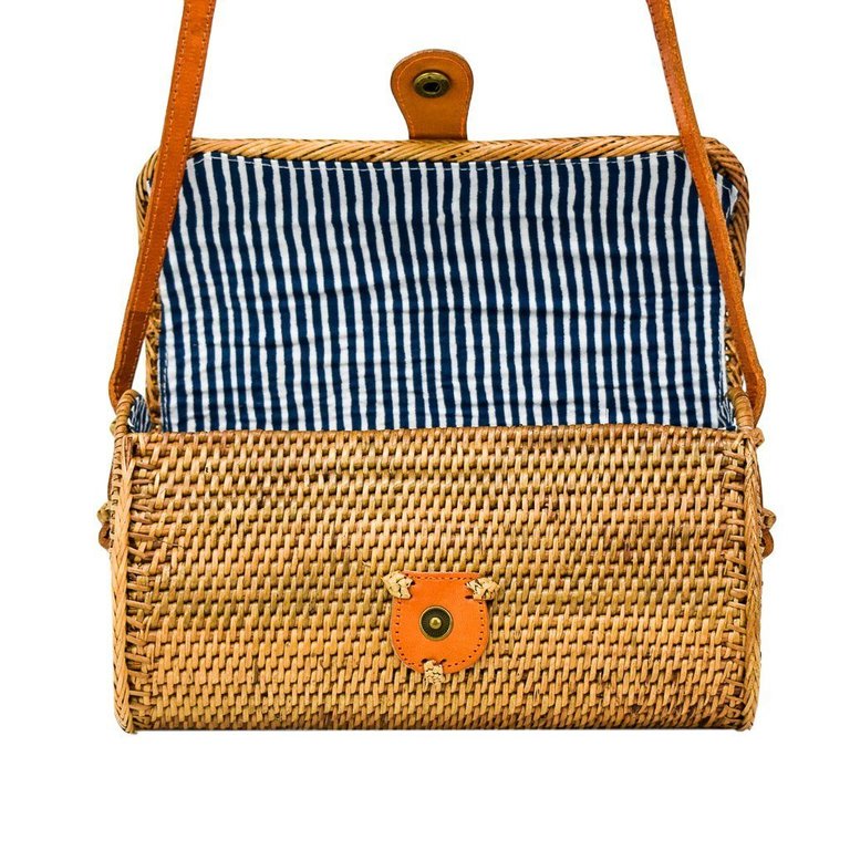 Pippa Bag - Nantucket Navy Stripe