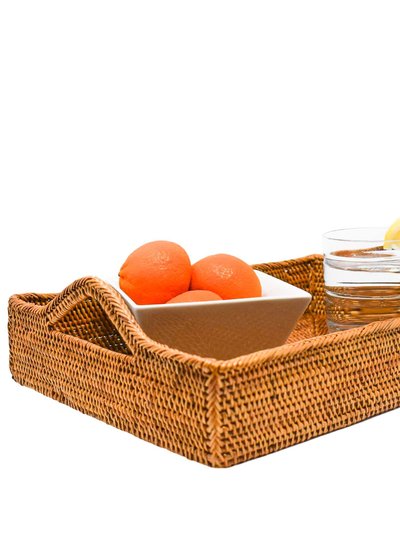 Poppy & Sage Rattan Tray With Handles product