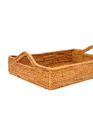 Rattan Tray With Handles