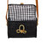 Sophia Bag - Black - Black/White Gingham