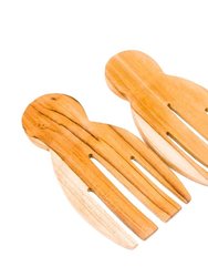 Vintage-Style Teak Serving Utensils