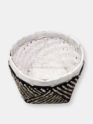 Bamboo Beaded Trinket Basket