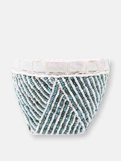 Poppy & Sage Bamboo Beaded Trinket Basket product