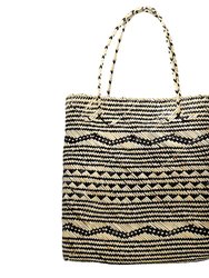 Flat Avery Tote - Black Multi