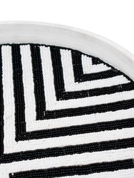 Riviera Tray Set (of 3) - Black/White