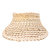 Straw Sun Visor -Natural