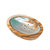 Teak Shell Soap Dish - Large Size - Tan