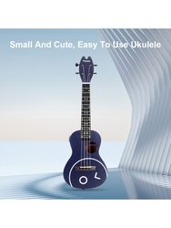 Populele Q2 Smart Ukulele Emoji Edition Guitar - Blue