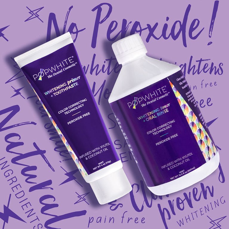 Purple Power Duo - Toothpaste [4oz] & Oral Rinse [16.9 fl oz] - Purple
