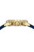 Alexis Sport Women's Gold Tone and Blue Silicone Strap Watch