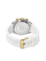 Alexis Sport Women's Two Tone and White Silicone Strap Watch