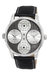 Benedict Men's Two movement Silver and Grey Watch, 1161BBEL - Black