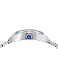 Celine Women's Tonneau Watch, Silver and Blue, 1002CCES