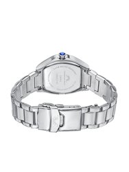 Celine Women's Tonneau Watch, Silver and Blue, 1002CCES