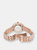 Charlize Women's Roser Tone, Opal Dial Jewelry Watch with Topaz Hourmarkers