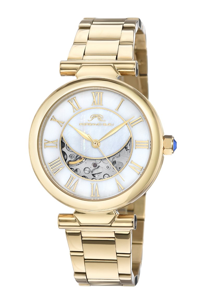 Colette Women's Automatic Goldtone Bracelet Watch, 1101BCOS