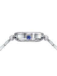 Colette Women's Automatic Silver and Blue Bracelet Watch, 1102ACOS