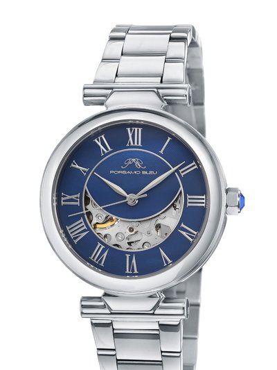 Porsamo Bleu Colette Women's Automatic Silver and Blue Bracelet Watch, 1102ACOS product