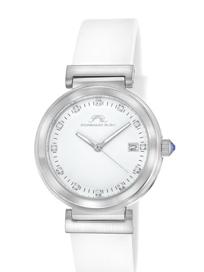 Porsamo Bleu Dahlia Women's White Silicone Watch, 1052ADAR product