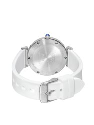 Dahlia Women's White Silicone Watch, 1052ADAR