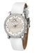 Genevieve Women's Topaz Watch, 681AGEL - White