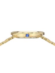 Helena Women's Baby Blue and Goldtone Bracelet watch, 1072BHES