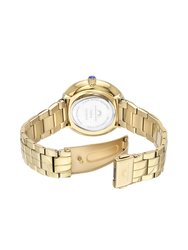 Helena Women's Baby Blue and Goldtone Bracelet watch, 1072BHES