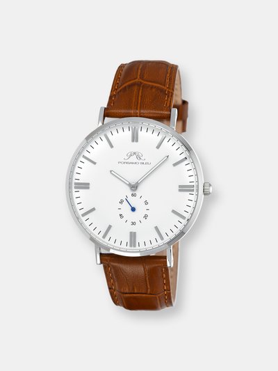 Porsamo Bleu Henry Men's Leather Watch, 841CHEL product