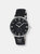 Henry Men's Leather Watch, 842CHEL - Black