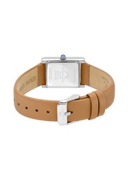 Karolina Women's Diamond Watch with Cognac Leather Band, 1081CKAL