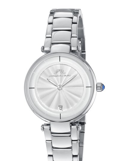 Porsamo Bleu Madison Women's Silver Guilloche Dial Watch, 1151AMAS product