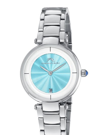 Porsamo Bleu Madison Women's Turquoise Guilloche Dial Watch, 1151DMAS product