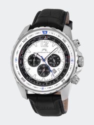 Martin Men's Chronograph Watch - 353AMAL - Black/Silver