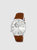 Parker Men's Leather Watch, 831BPAL - Brown