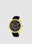 Phileas Men's Leather Watch, 472BPHL - Black
