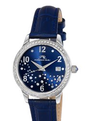 Ruby Women's Blue Crystal Watch, 1142ARUL - Blue