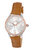 Ruby Women's Cognac Crystal Watch, 1141DRUL - Brown/Cognac