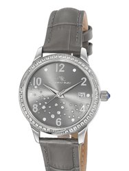 Ruby Women's Grey Crystal Watch, 1141CRUL - Grey