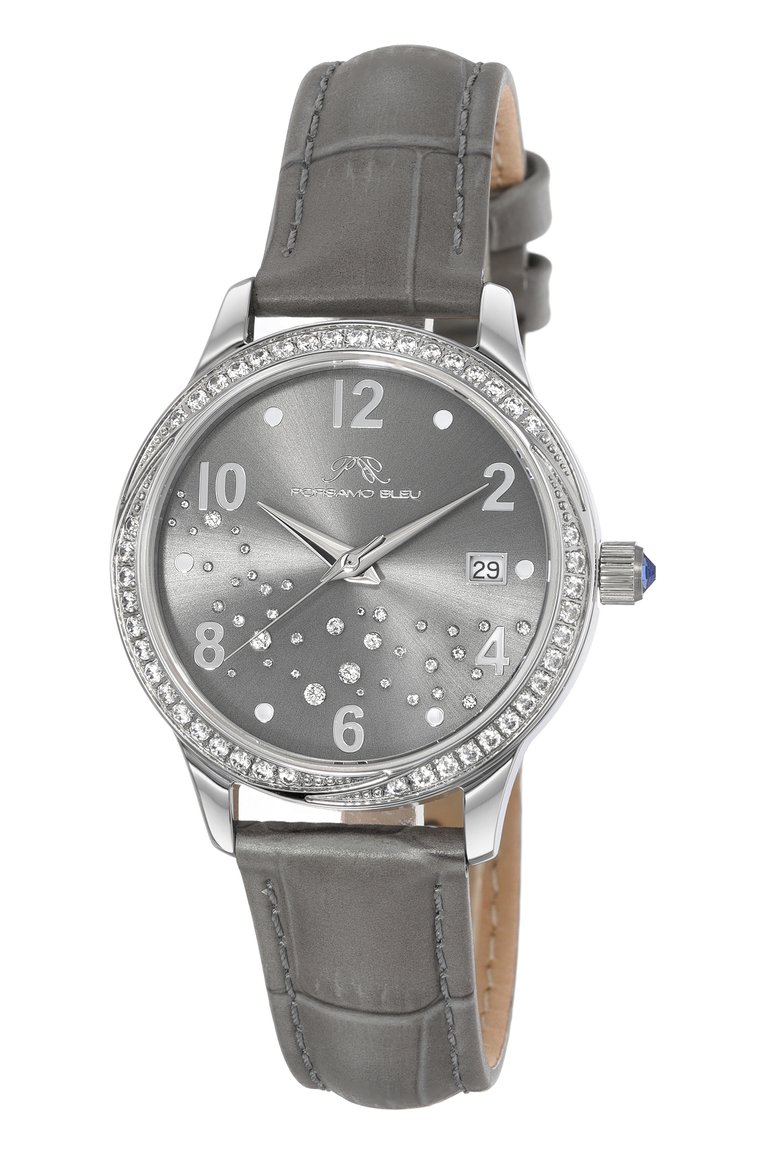 Ruby Women's Grey Crystal Watch, 1141CRUL - Grey