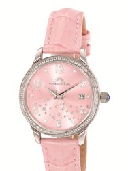 Ruby Women's Pink Crystal Watch, 1142BRUL - Pink