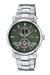 Russel Men's Multi Function Silver, Green and Black Watch, 1171CRUS - Green