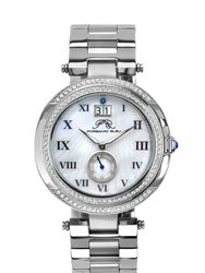 South Sea Crystal Women's Silver Watch, 104ESSC - Silver