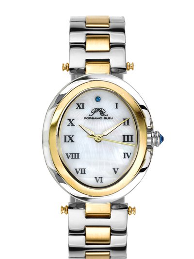 Porsamo Bleu South Sea Oval Women's Two-Tone Watch, 105FSSO product