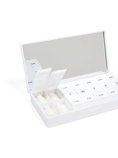 Port and Polish Crisp White AM/PM Pill Box product