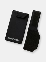 Portapocket Combo Kit ~ Smartphone Arm Holster / Cell Phone Leg Band - Black